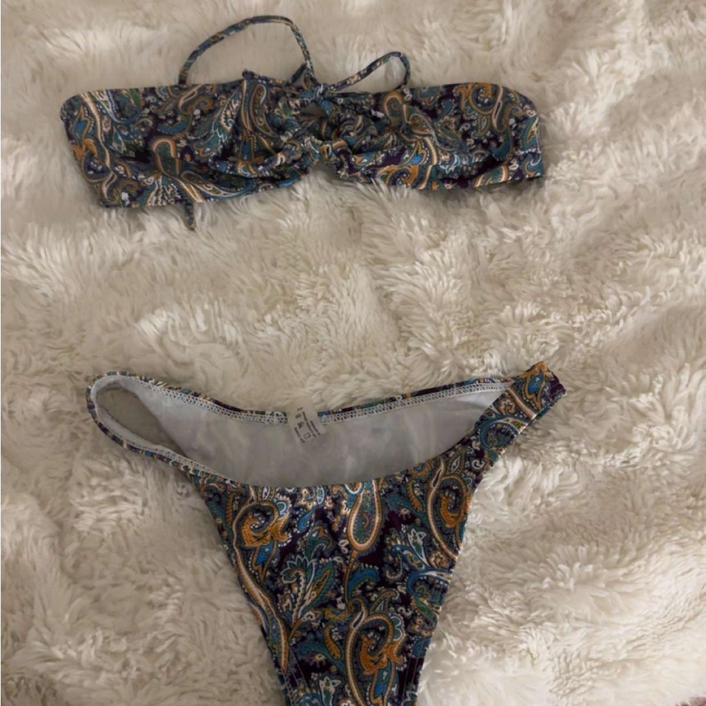 Colorful Paisley Bikini Set